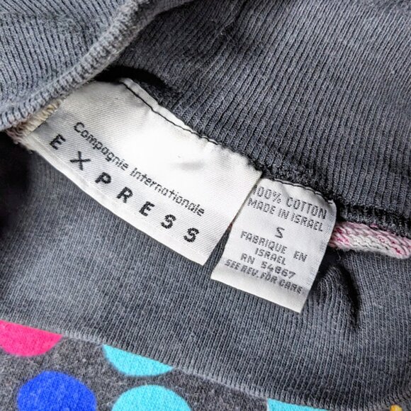 Vintage 80s Compagnie Internationale Express Bright Maximalist Print Top Size S - Picture 5 of 5